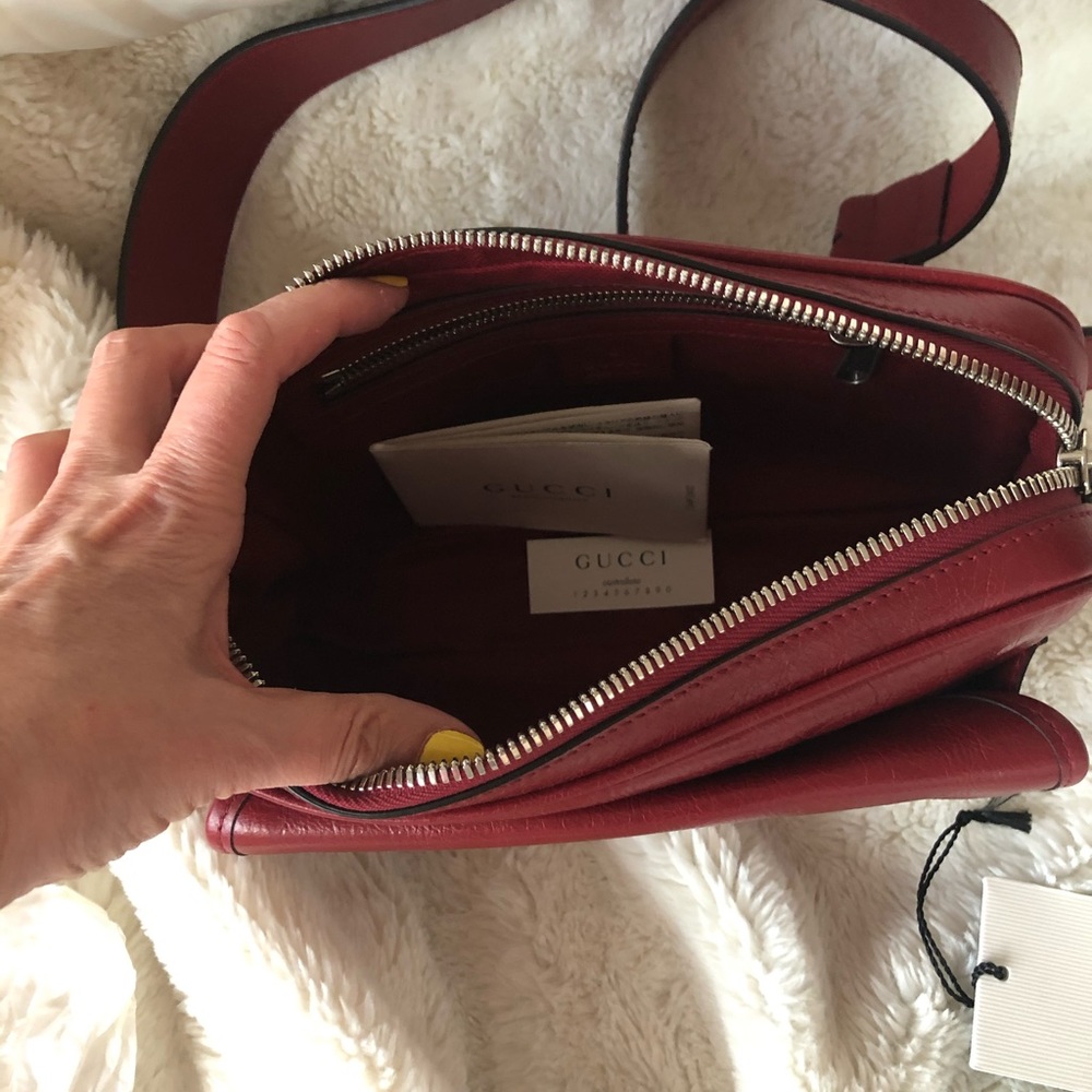 - Gucci leather beltbag/cross shoulder / bumbag unisex NID - Picture 10 of 12